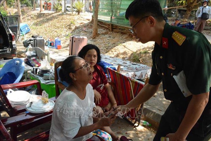Động đất tại Myanmar: Lực lượng cứu hộ Việt Nam tiếp cận khu vực bị ảnh hưởng- Ảnh 3.