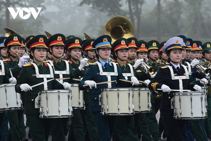 Hình ảnh hợp luyện diễu binh, diễu hành kỷ niệm 50 năm Ngày giải phóng miền Nam- Ảnh 7. Hình ảnh hợp luyện diễu binh, diễu hành kỷ niệm 50 năm Ngày giải phóng miền Nam- Ảnh 7.