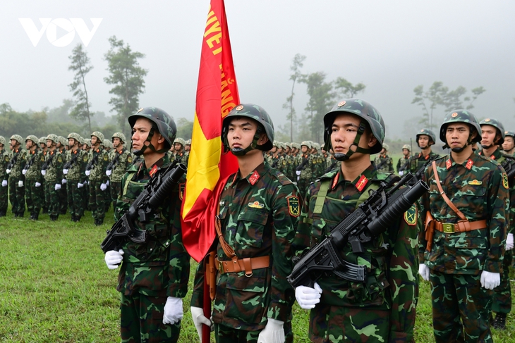 Hình ảnh hợp luyện diễu binh, diễu hành kỷ niệm 50 năm Ngày giải phóng miền Nam- Ảnh 11. Hình ảnh hợp luyện diễu binh, diễu hành kỷ niệm 50 năm Ngày giải phóng miền Nam- Ảnh 11.
