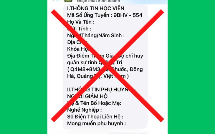 Cảnh báo giả mạo "học kỳ trong quân đội" để lừa đảo