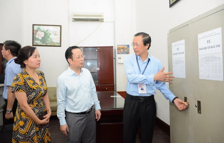 Thành lập 146 đoàn kiểm tra chuẩn bị thi, coi thi, chấm thi tốt nghiệp THPT- Ảnh 1.