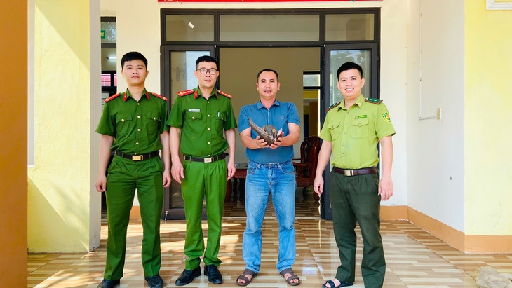 Giải cứu động vật quý hiếm biệt danh 'đào xuyên núi', bàn giao cho cơ quan chức năng- Ảnh 1.