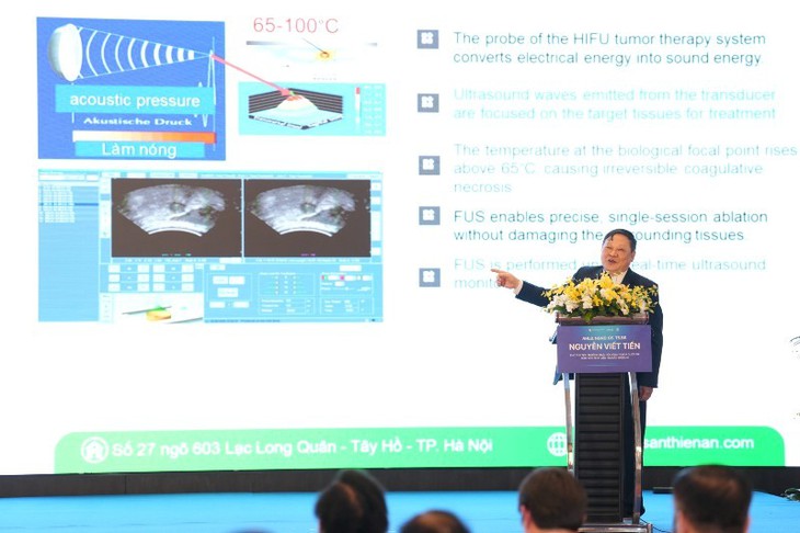 Việt Nam áp dụng công nghệ mới loại bỏ khối u bằng sóng siêu âm hội tụ cường độ cao- Ảnh 1.