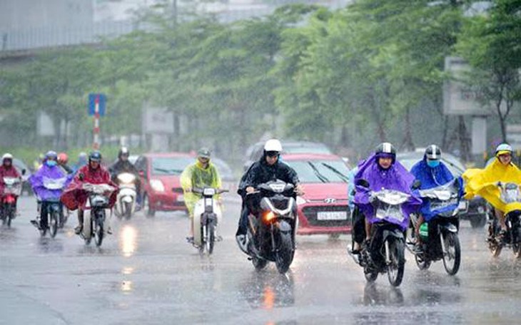 Chi tiết các điểm có mưa dông lớn chiều nay do không khí lạnh