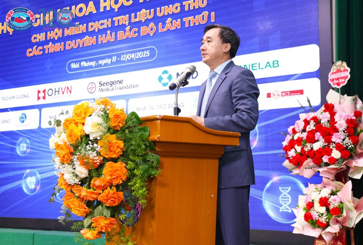 Chi hội Miễn dịch trị liệu ung thư các tỉnh Duyên hải Bắc Bộ ra mắt và tổ chức hội nghị khoa học đầu tiên- Ảnh 1.
