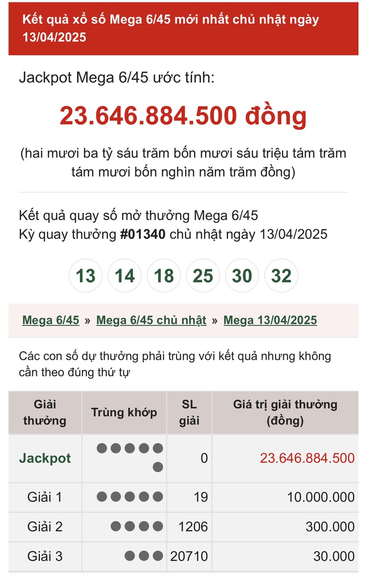 Vietlott 15/4 - Kết quả xổ số Vietlott hôm nay 15/4/2025 - Xổ số Power 6/55 ngày 15/4- Ảnh 15.