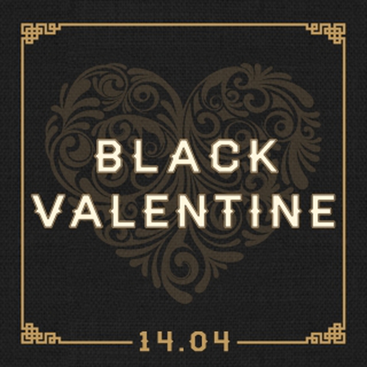 Những mẫu thiệp Valentine 14/4 - Valentine đen đẹp nhất- Ảnh 7.