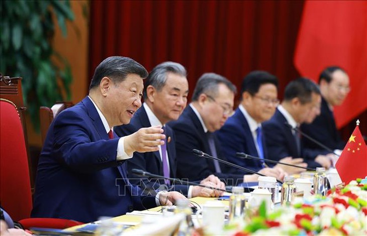 Thủ tướng Phạm Minh Chính hội kiến Tổng Bí thư, Chủ tịch nước Trung Quốc Tập Cận Bình- Ảnh 3.