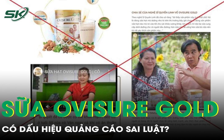 Dấu hiệu sai luật khi quảng cáo "sữa Ovisure Gold là số 1"