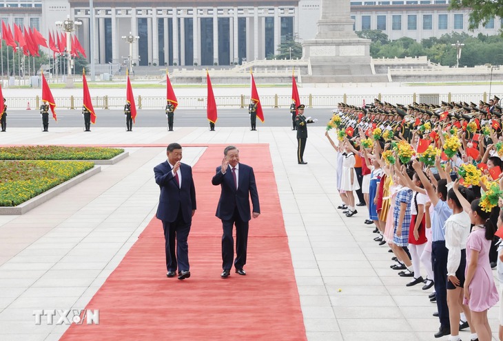 Tổng Bí thư Tô Lâm: Chung tay mở ra kỷ nguyên phát triển mới quan hệ hữu nghị Việt Nam-Trung Quốc- Ảnh 1. Tổng Bí thư Tô Lâm: Chung tay mở ra kỷ nguyên phát triển mới quan hệ hữu nghị Việt Nam-Trung Quốc- Ảnh 1.