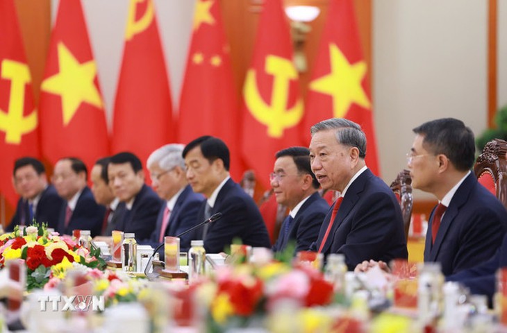 Tổng Bí thư Tô Lâm hội đàm với Tổng Bí thư, Chủ tịch nước Trung Quốc- Ảnh 2. Tổng Bí thư Tô Lâm hội đàm với Tổng Bí thư, Chủ tịch nước Trung Quốc- Ảnh 2.