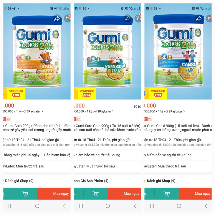 Sản phẩm sữa giả của Rance Pharma và Hacofood Group vẫn bán trên sàn thương mại điện tử- Ảnh 1. Sản phẩm sữa giả của Rance Pharma và Hacofood Group vẫn bán trên sàn thương mại điện tử- Ảnh 1.