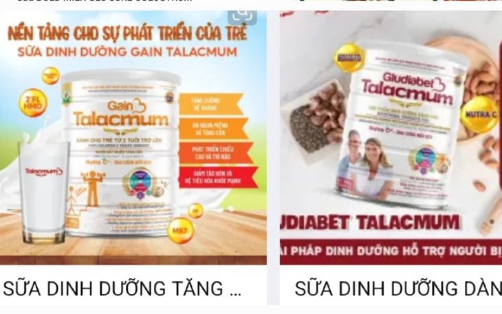 Sản phẩm sữa giả của Rance Pharma và Hacofood Group vẫn bán trên sàn thương mại điện tử