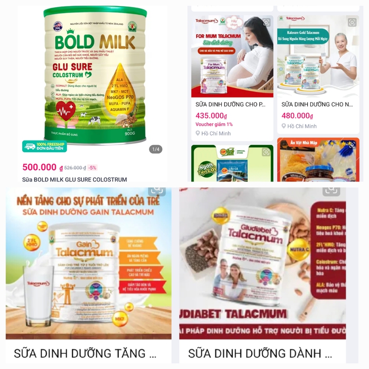 Sản phẩm sữa giả của Rance Pharma và Hacofood Group vẫn bán trên sàn thương mại điện tử- Ảnh 2. Sản phẩm sữa giả của Rance Pharma và Hacofood Group vẫn bán trên sàn thương mại điện tử- Ảnh 2.