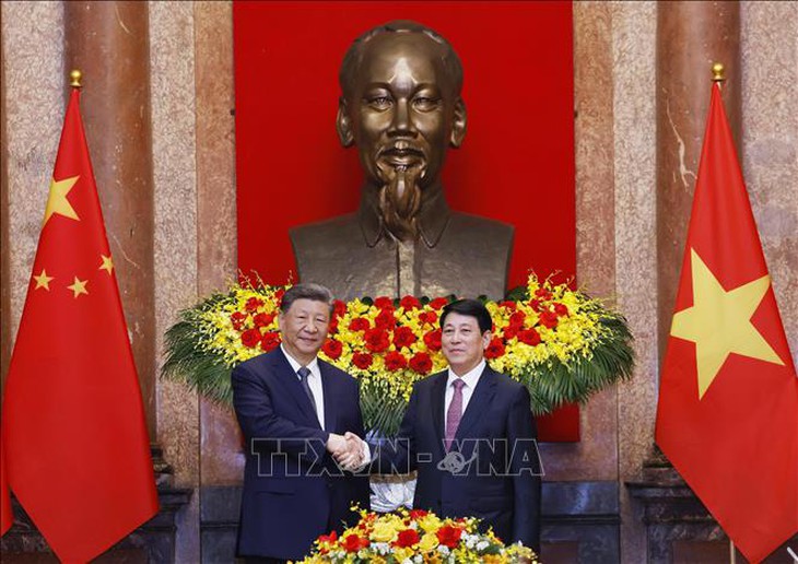 Chủ tịch nước Lương Cường hội đàm với Tổng Bí thư, Chủ tịch nước Trung Quốc Tập Cận Bình- Ảnh 2. Chủ tịch nước Lương Cường hội đàm với Tổng Bí thư, Chủ tịch nước Trung Quốc Tập Cận Bình- Ảnh 2.