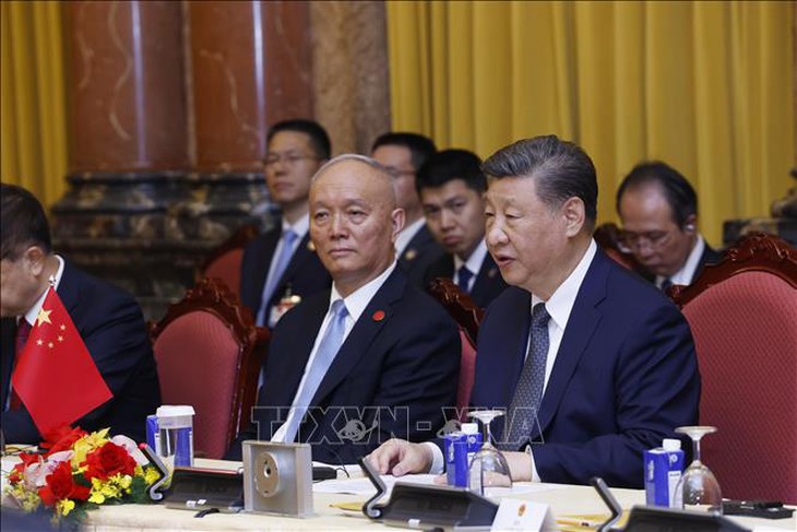 Chủ tịch nước Lương Cường hội đàm với Tổng Bí thư, Chủ tịch nước Trung Quốc Tập Cận Bình- Ảnh 5. Chủ tịch nước Lương Cường hội đàm với Tổng Bí thư, Chủ tịch nước Trung Quốc Tập Cận Bình- Ảnh 5.