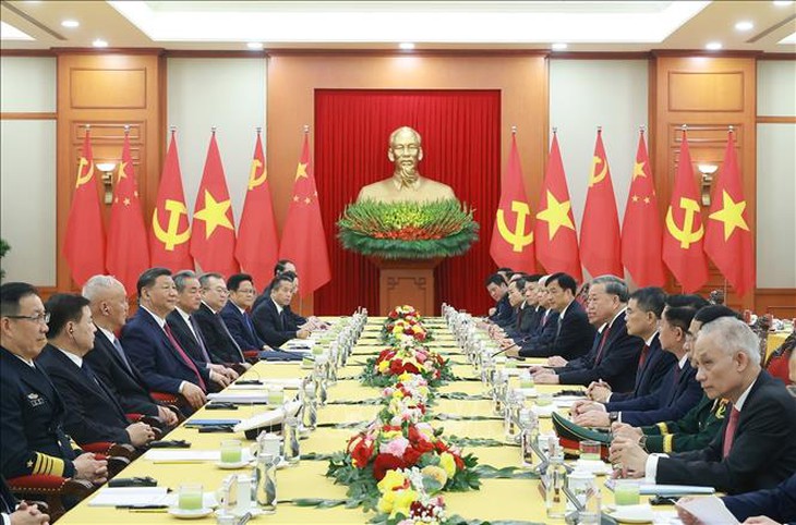 Tuyên bố chung Việt Nam - Trung Quốc nhân chuyến thăm của Tổng Bí thư, Chủ tịch nước Trung Quốc Tập Cận Bình- Ảnh 1. Tuyên bố chung Việt Nam - Trung Quốc nhân chuyến thăm của Tổng Bí thư, Chủ tịch nước Trung Quốc Tập Cận Bình- Ảnh 1.