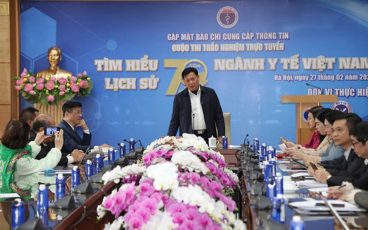 Gần 30.000 lượt dự thi trắc nghiệm ‘Tìm hiểu lịch sử 70 năm ngành Y tế Việt Nam’- Ảnh 1. Gần 30.000 lượt dự thi trắc nghiệm ‘Tìm hiểu lịch sử 70 năm ngành Y tế Việt Nam’- Ảnh 1.