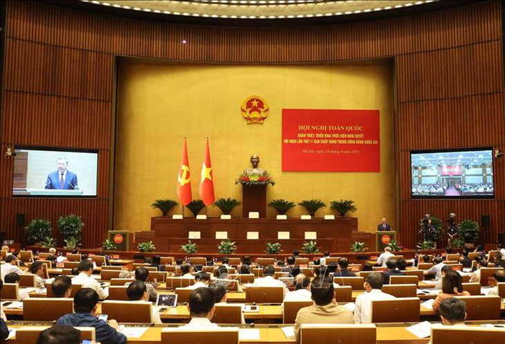 Phát biểu của Tổng Bí thư Tô Lâm tại Hội nghị toàn quốc quán triệt, triển khai thực hiện Nghị quyết Hội nghị Trung ương 11 khóa XIII- Ảnh 2. Phát biểu của Tổng Bí thư Tô Lâm tại Hội nghị toàn quốc quán triệt, triển khai thực hiện Nghị quyết Hội nghị Trung ương 11 khóa XIII- Ảnh 2.