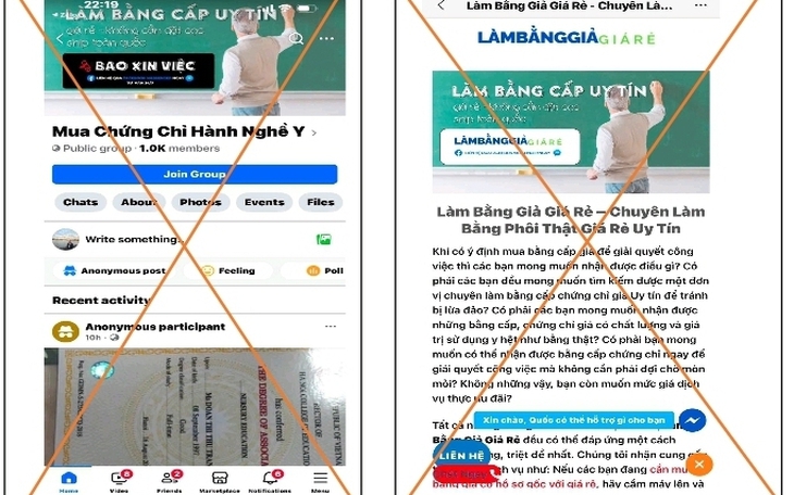 TPHCM phát cảnh báo về dịch vụ làm giả chứng chỉ hành nghề khám, chữa bệnh 