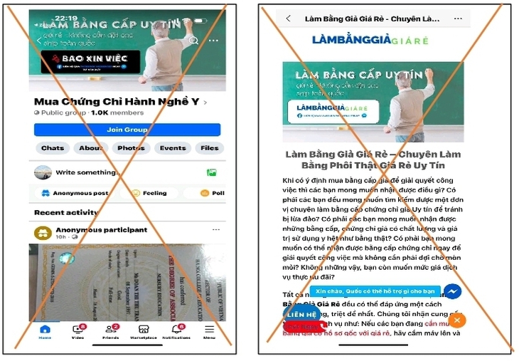 TPHCM phát cảnh báo về dịch vụ làm giả chứng chỉ hành nghề khám, chữa bệnh - Ảnh 1.