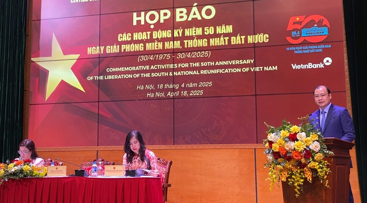 TPHCM thông tin chi tiết các hoạt động Kỷ niệm 50 năm Ngày Giải phóng miền Nam, thống nhất đất nước- Ảnh 1. TPHCM thông tin chi tiết các hoạt động Kỷ niệm 50 năm Ngày Giải phóng miền Nam, thống nhất đất nước- Ảnh 1.