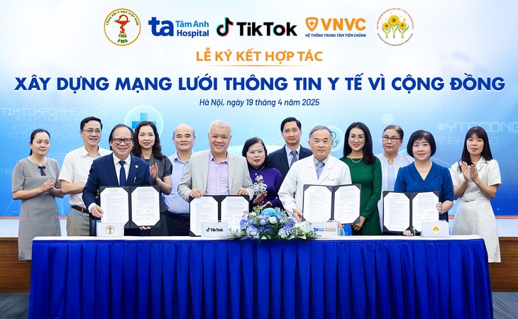 BVĐK Tâm Anh, VNVC xây dựng mạng lưới thông tin y tế chính thống vì cộng đồng trên TikTok- Ảnh 1.