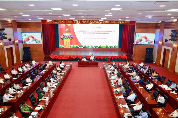Hải Phòng và Hải Dương cùng họp đề án sáp nhập- Ảnh 1.