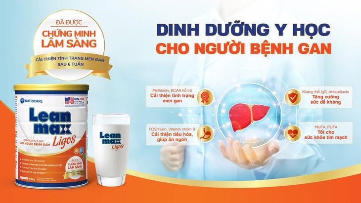 Giải pháp Dinh dưỡng Y học chuyên biệt cho người bệnh gan- Ảnh 3.