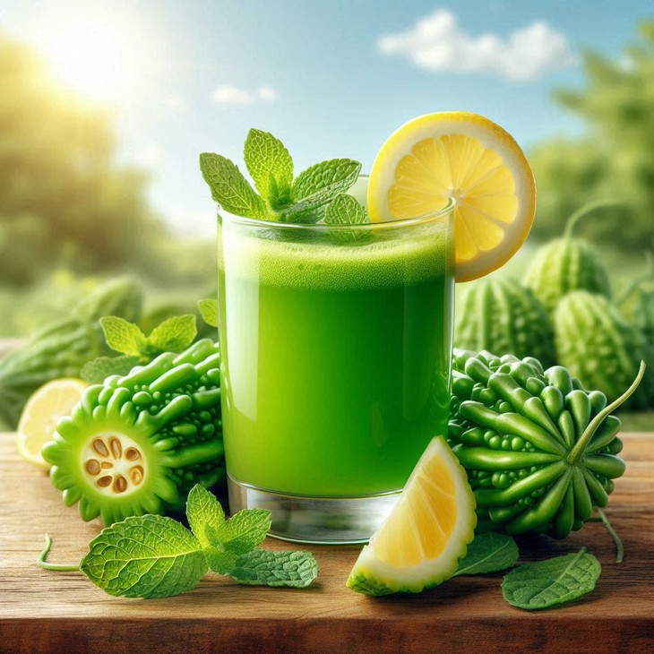 nước ép mướp đắng