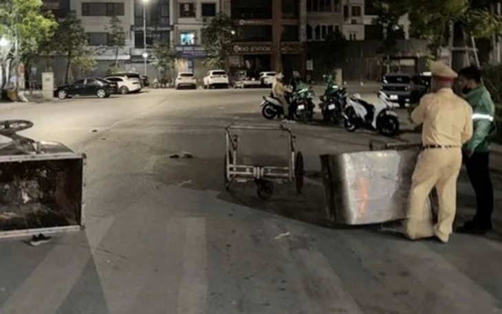 Truy tìm lái xe máy đâm tử vong nữ công nhân môi trường