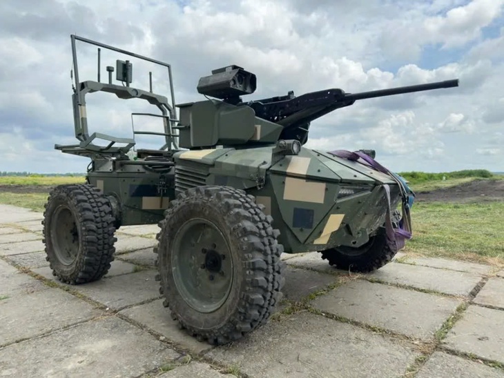 Ukraine ứng dụng robot mặt đất trong chiến sự như thế nào?- Ảnh 1.