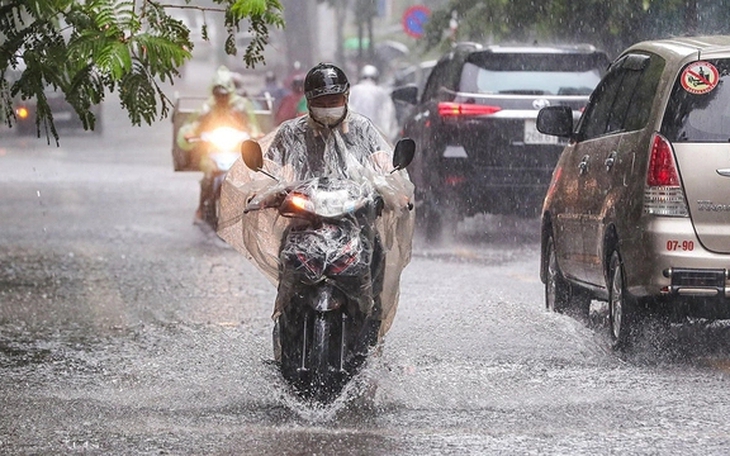 Chiều nay Hà Nội có thể tái diễn mưa dông