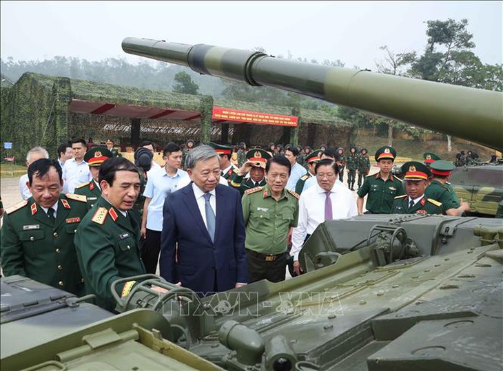 Tổng Bí thư: Binh chủng Tăng thiết giáp phải thật sự xứng đáng là lực lượng đột kích mạnh- Ảnh 5. Tổng Bí thư: Binh chủng Tăng thiết giáp phải thật sự xứng đáng là lực lượng đột kích mạnh- Ảnh 5.