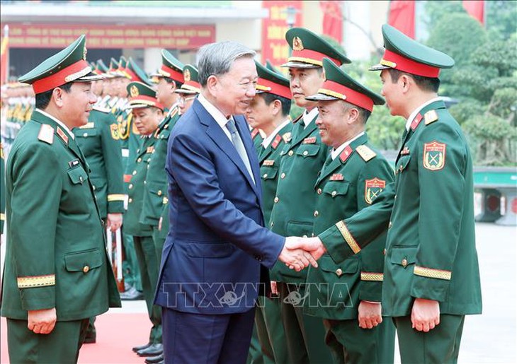 Tổng Bí thư: Binh chủng Tăng thiết giáp phải thật sự xứng đáng là lực lượng đột kích mạnh- Ảnh 2. Tổng Bí thư: Binh chủng Tăng thiết giáp phải thật sự xứng đáng là lực lượng đột kích mạnh- Ảnh 2.