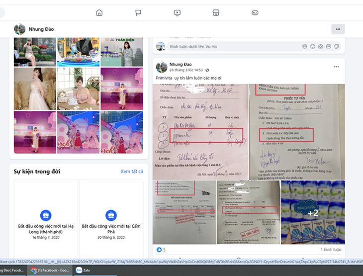 BV Phụ sản Hải Phòng bác bỏ thông tin sai sự thật về việc tư vấn và bán sữa Primavita cho bệnh nhân - Ảnh 1. BV Phụ sản Hải Phòng bác bỏ thông tin sai sự thật về việc tư vấn và bán sữa Primavita cho bệnh nhân - Ảnh 1.