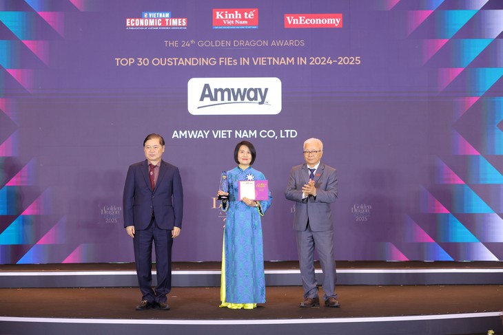 Amway Việt Nam vinh dự là doanh nghiệp FDI xuất sắc về dinh dưỡng và chăm sóc sức khỏe chủ động- Ảnh 1. Amway Việt Nam vinh dự là doanh nghiệp FDI xuất sắc về dinh dưỡng và chăm sóc sức khỏe chủ động- Ảnh 1.