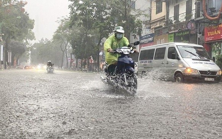 Những khu vực có mưa dông, lốc sét và mưa đá chiều nay