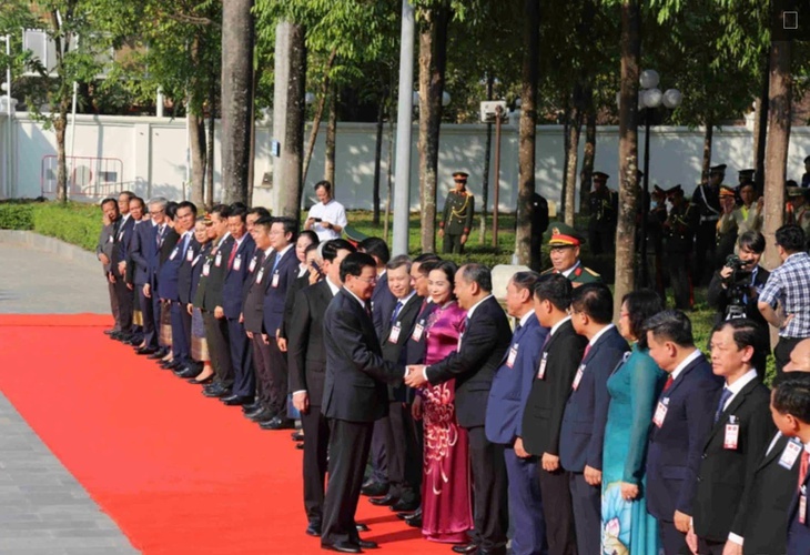 Thứ trưởng Bộ Y tế Nguyễn Tri Thức tháp tùng Chủ tịch nước thăm cấp Nhà nước tới Lào- Ảnh 2. Thứ trưởng Bộ Y tế Nguyễn Tri Thức tháp tùng Chủ tịch nước thăm cấp Nhà nước tới Lào- Ảnh 2.