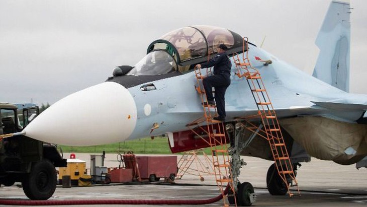 Ukraine nói Su-30SM trị giá 50 triệu đô của Nga bị thiêu rụi- Ảnh 1.