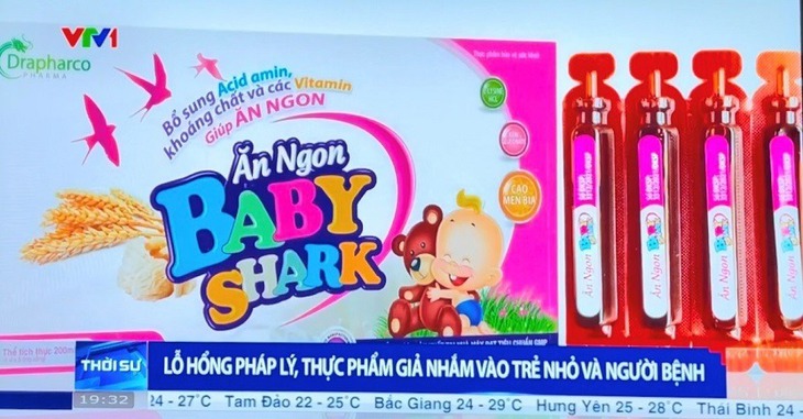 Cục An toàn thực phẩm: Người dân không sử dụng 2 sản phẩm Baby Shark và Medi Kid Calcium K2- Ảnh 1. Cục An toàn thực phẩm: Người dân không sử dụng 2 sản phẩm Baby Shark và Medi Kid Calcium K2- Ảnh 1.