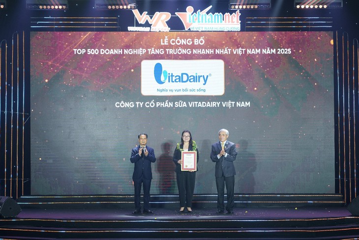 VitaDairy top 1 tăng trưởng nhanh nhất ngành sữa Việt Nam 2025- Ảnh 1.