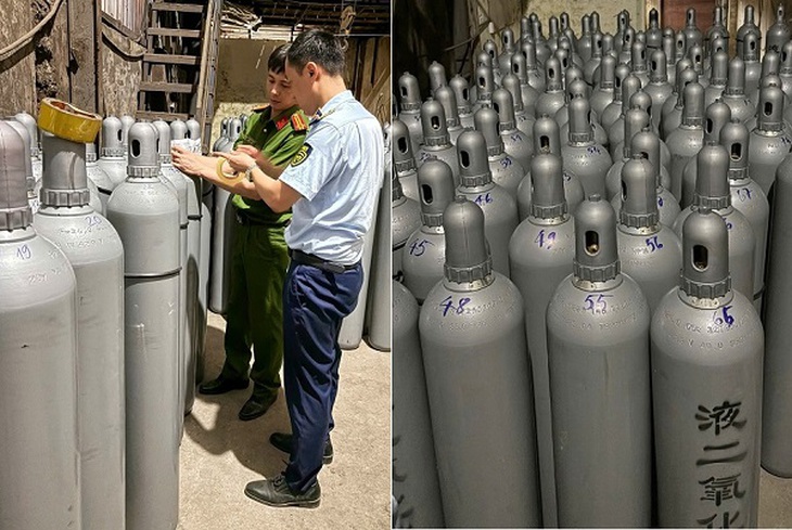Tạm giữ hơn 3 tấn khí nghi là khí cười để điều tra nguồn gốc- Ảnh 1.