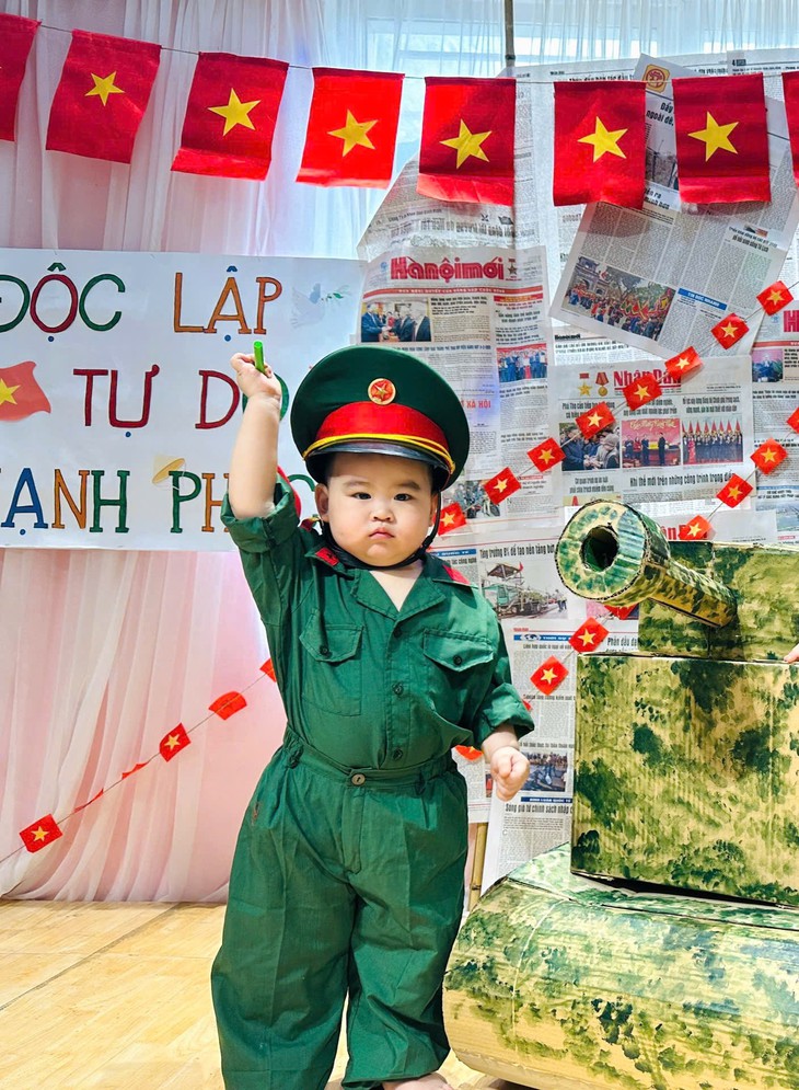 'Mầm non yêu nước' phủ sóng mạng xã hội dịp lễ 30/4- Ảnh 3.