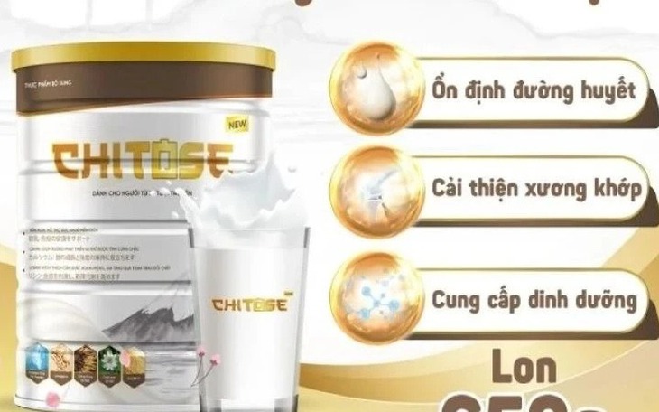 Cảnh báo thực phẩm bổ sung Chitose quảng cáo gây nhầm lẫn như thuốc chữa bệnh