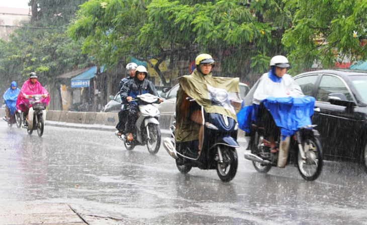 Hà Nội tái diễn mưa dông vào chiều tối nay, đề phòng lốc sét, mưa đá- Ảnh 2.