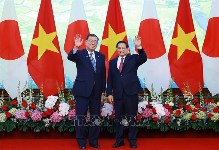 Đưa quan hệ Việt Nam - Nhật Bản lên tầm cao mới, tiến vào kỷ nguyên mới- Ảnh 1. Đưa quan hệ Việt Nam - Nhật Bản lên tầm cao mới, tiến vào kỷ nguyên mới- Ảnh 1.