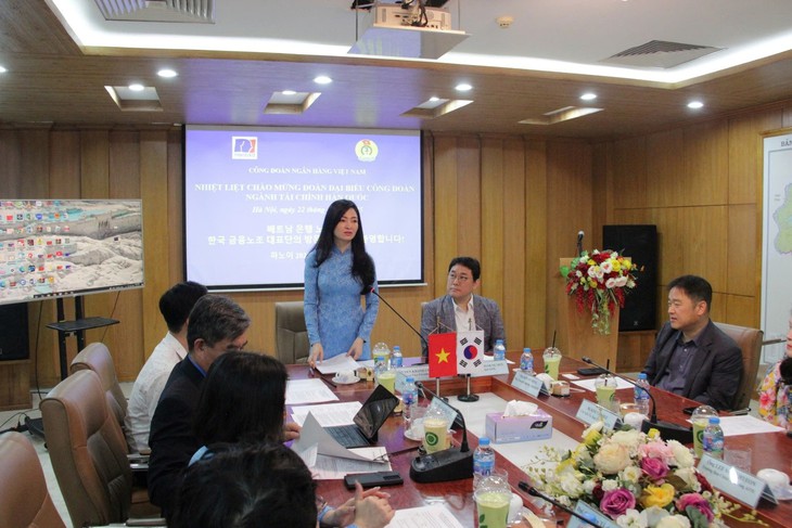 Đoàn đại biểu Công đoàn Ngành Tài chính Hàn Quốc thăm, làm việc với Công đoàn Ngân hàng Việt Nam, thúc đẩy hợp tác song phương- Ảnh 1.