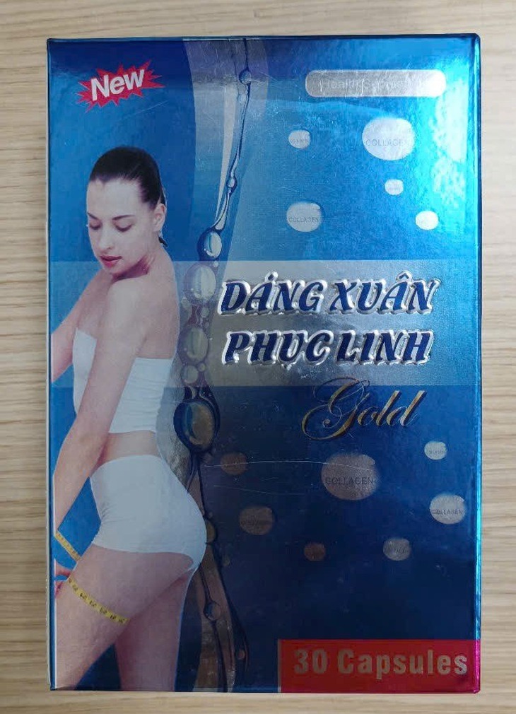 Phát hiện sản phẩm thực phẩm bảo vệ sức khỏe Dáng xuân Phục linh Gold và Best Slim Collagen có chứa chất cấm Sibutramine- Ảnh 2.