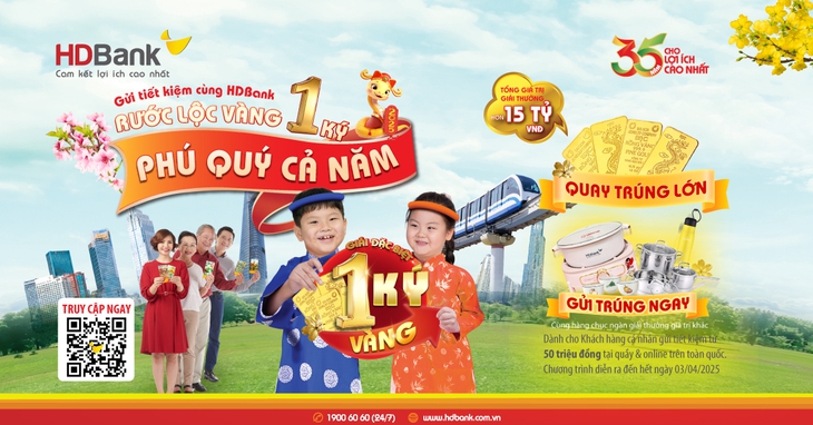 HDBank công bố 16 khách hàng trúng thưởng vàng, 1 ký vàng SJC đã có chủ- Ảnh 2.